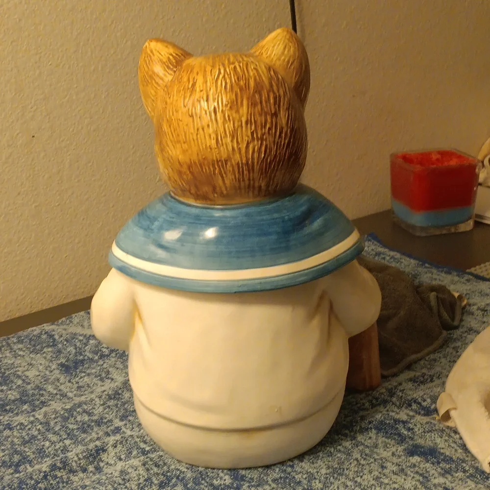Sailor cat cookie jar - Picture 2 of 4